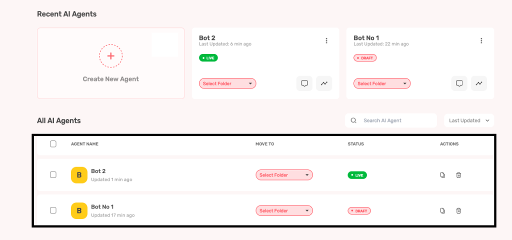 ChatbotBuilder bot builder workflow panel