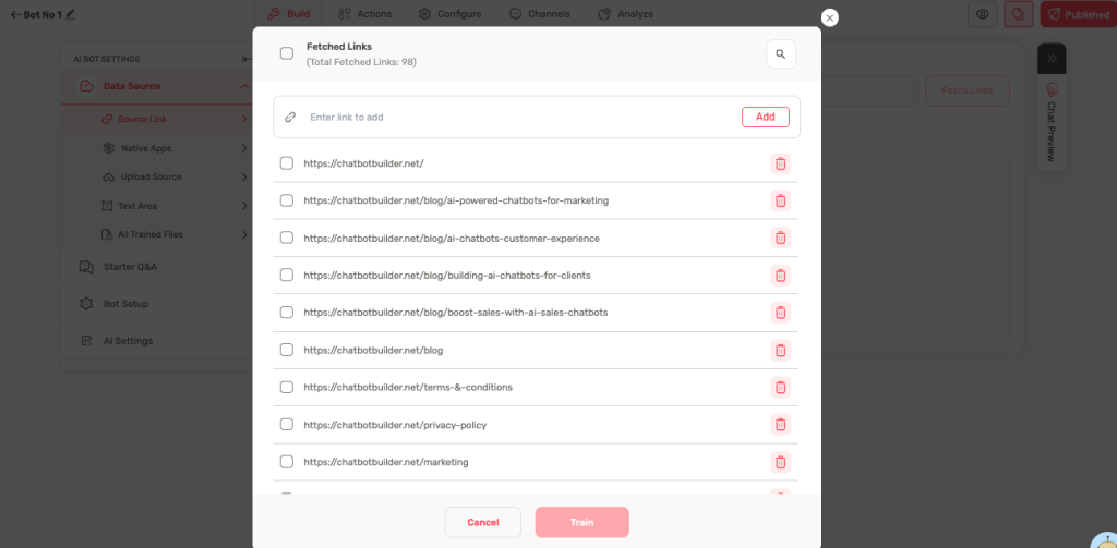 AI chatbot conversation flow builder