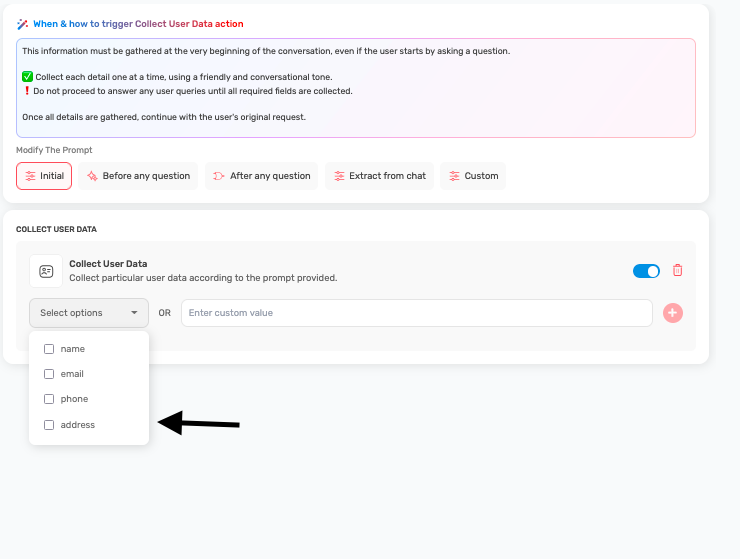 How To Collect User Details