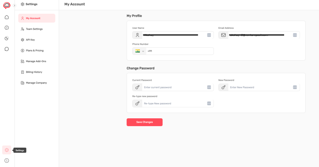 My Profile Details Optimization